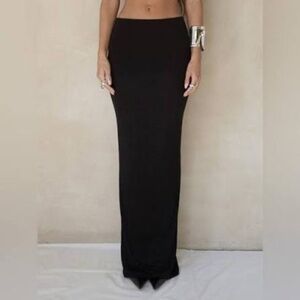 Bayse x Molly King Black Maxi Long Skirt Size Large NWOT